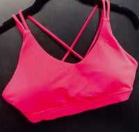 Double Cross Strap Sports Bra (2 Colours)